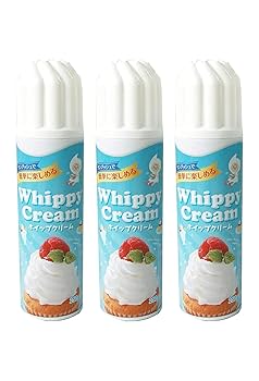 ホイップクリーム Amazon.co.jp: ベルギー産 スプレー ホイップクリーム 250g×3本